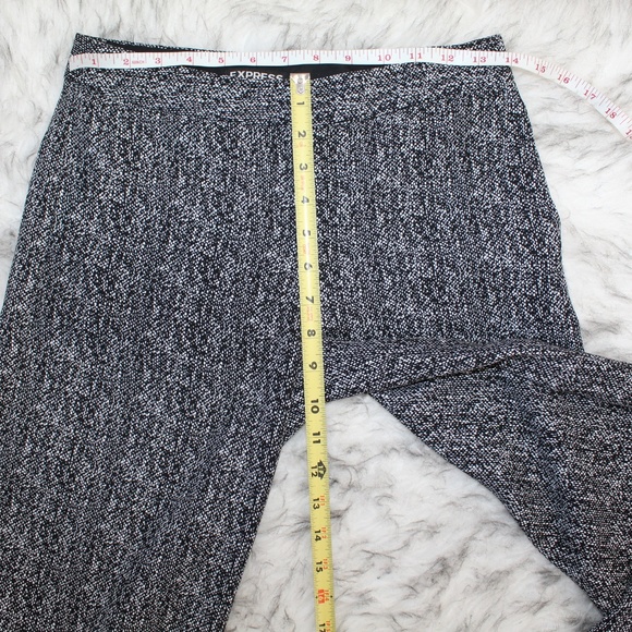 SOLD Express Wide Leg Trousers in Black & White - Picture 3 of 8